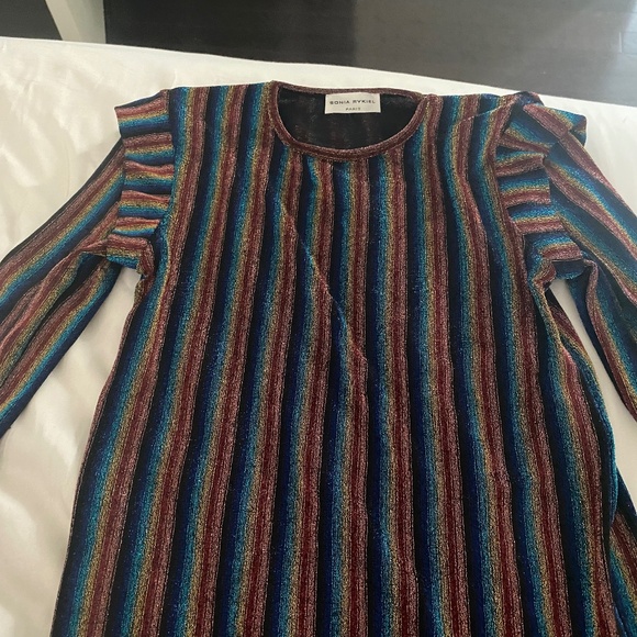 Sonia rykiel metallic top